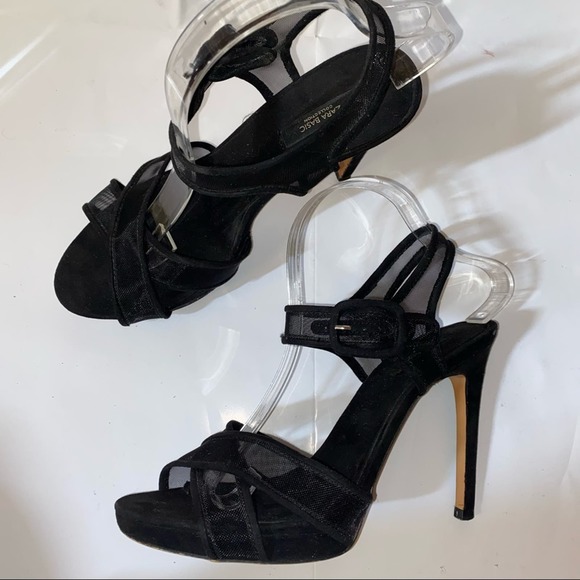 Zara Peep Toe Cut Out Stiletto Sandal EU 41 US 10 - Picture 3 of 8